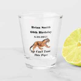 Een tijger draait 60 shot glas