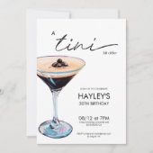 Een tikkeltje ouder Espresso Martini-verjaardag Kaart (Voorkant)