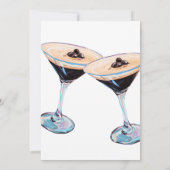 Een tikkeltje ouder Espresso Martini-verjaardag Kaart (Achterkant)