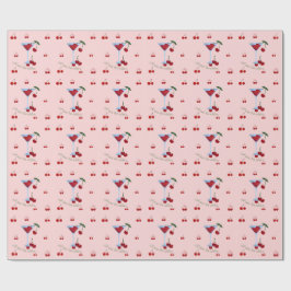 Een tikkeltje oudere Cherrytini-verjaardag Cadeaupapier