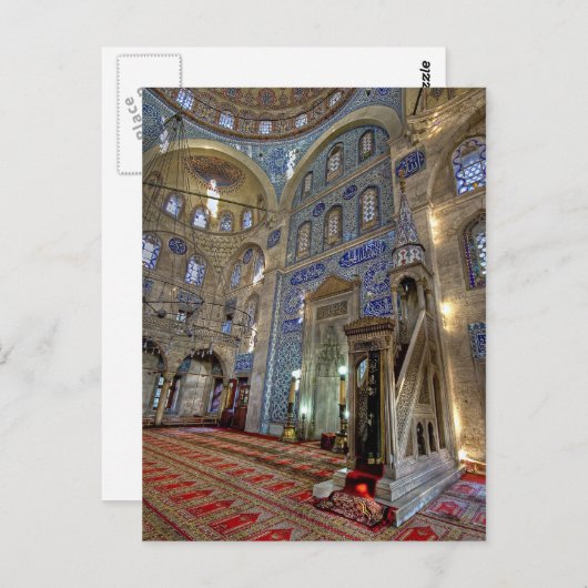 een Tile paradijs; Sokollu Mehmet Pasha Mosque Briefkaart (Voorkant / Achterkant)