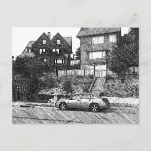 Een Timber House in Berkeley Hills Briefkaart