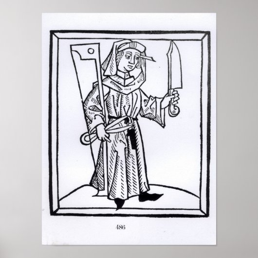 Een timmerman poster (Voorkant)