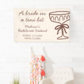 Een Tini Beetje Coquette Espresso Martini Bachelor Spandoek (Insitu)