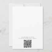 Een Tini Beetje Dichter bij Ik Doe QR Code Bruidsd Kaart (Achterkant)