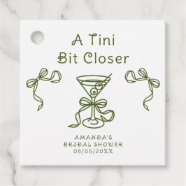 Een Tini beetje dichter bruidsdouche  Bedankjes Labels