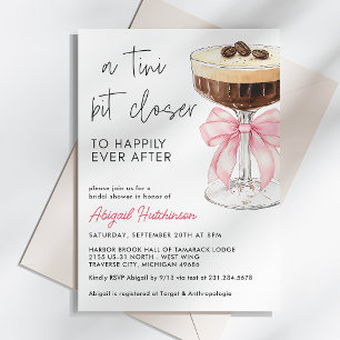 Een Tini Beetje Dichter Roze Strik Espresso Martin Kaart
