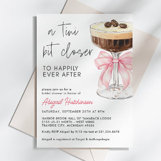 Een Tini Beetje Dichter Roze Strik Espresso Martin Kaart