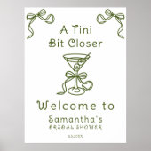 Een Tini Beetje Dichterbij Bruidsuitnodiging Poster (Voorkant)
