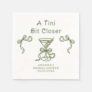 Een Tini Beetje Dichterbij Bruidsuitvaart  Servet