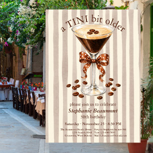 Een Tini Beetje Ouder Martini Espresso Strepen Str Kaart