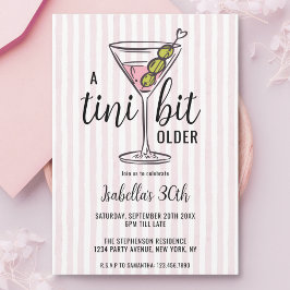 Een Tini Beetje Ouder Pink Martini Verjaardag Kaart