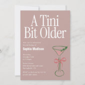 Een Tini Beetje Ouder Retro Verjaardag Kaart (Voorkant)