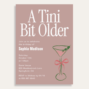 Een Tini Beetje Ouder Retro Verjaardag Kaart