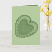 Een "Tini" Beetje Ouder Vintage Cake Card Kaart (Gele Bloem)