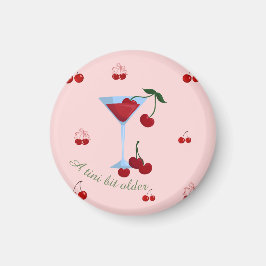 Een Tini Beetje Oudere Cherrytini Verjaardag Magneet