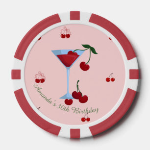 Een Tini Beetje Oudere Cherrytini Verjaardag Poker Chips