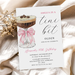 Een Tini beetje oudere chic espresso martini verja Kaart