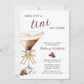 Een Tini Beetje Oudere Espresso Martini 50e Verjaa Kaart (Voorkant)