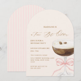 Een Tini Beetje Oudere Espresso Martini Gestreepte Kaart