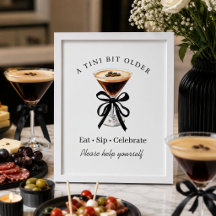 Een Tini Beetje Oudere Espresso Martini Tafelkaart
