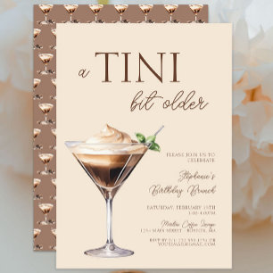 Een Tini Beetje Oudere Espresso Martini Verjaardag Kaart