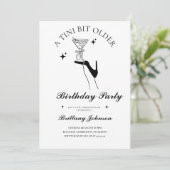 Een Tini beetje Oudere Espresso Martini Verjaardag Kaart (Staand voorkant)