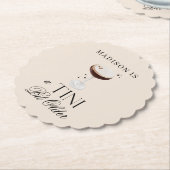 Een Tini beetje Oudere Espresso Martini Verjaardag Kartonnen Onderzetters (Gekanteld)