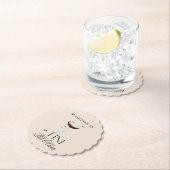 Een Tini beetje Oudere Espresso Martini Verjaardag Kartonnen Onderzetters (Insitu)