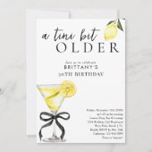 Een Tini Beetje Oudere Lemon Drop Martini 30e Verj Kaart (Voorkant)