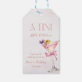 Een Tini Beetje Oudere Martini 30e Verjaardag Beda Cadeaulabel (Achterkant)