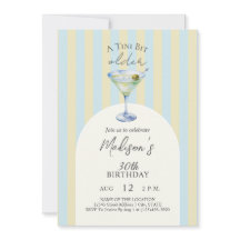 Een Tini Beetje Oudere Martini Cocktail Verjaardag