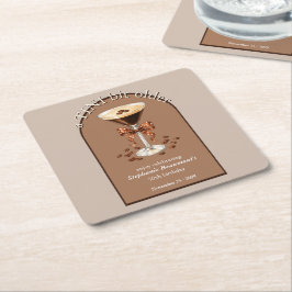 Een Tini Beetje Oudere Martini Espresso Bruine Boo Kartonnen Onderzetters