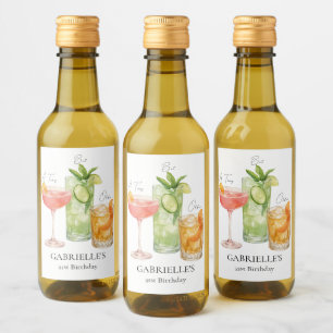 Een Tini Beetje Oudere Martini Gelukkige 21e Verja Wijn Etiket
