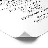 Een tini beetje oudere Martini Verjaardag Bar Drin Poster (Hoek)