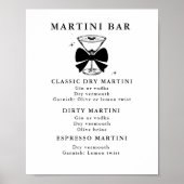 Een tini beetje oudere Martini Verjaardag Bar Drin Poster (Voorkant)