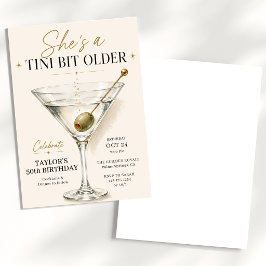Een Tini Beetje Oudere Martini Verjaardag Kaart