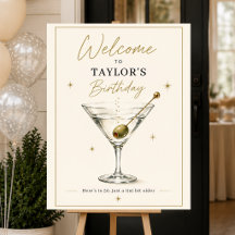 Een tini beetje oudere Martini verjaardags welkoms