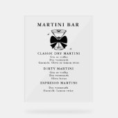 Een tini beetje oudere Martini Verjaardagsbar Dran Acryl Bord (Voorkant)