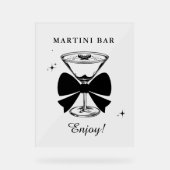 Een tini beetje oudere Martini Verjaardagsbar Drin Acryl Bord (Voorkant)