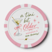Een Tini Beetje Oudere Pokerfiches Poker Chips (Voorkant)