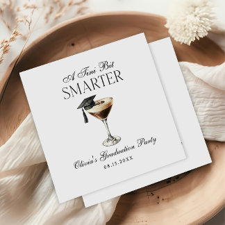 Een Tini Beetje Slimmer Espresso Martini Afstudeer Servet