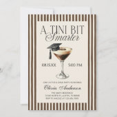 Een Tini Beetje Slimmer Espresso Martini Afstudere Kaart (Voorkant)