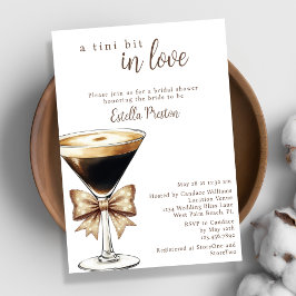 Een Tini Beetje Verliefd Espresso Martini Bruidsbo Kaart