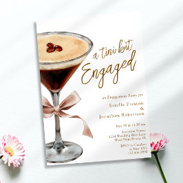 Een Tini Beetje Verloving Mocha Martini Verloving  Kaart