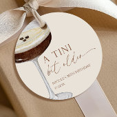 Een Tini Bit Older Espresso Martini Bruidsfeest Bedankjes Labels