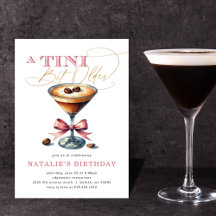 Een Tini Bit Older Espresso Martini Roze Strik Ver