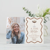 Een Tini Bit Older Espresso Martini Verjaardagsfee Kaart (Staand voorkant)