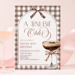 Een Tini Bit Older Expresso Martini Verjaardagsfee Kaart
