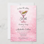 Een Tini Bit Older Vrouwen 50e verjaardagsfeestje Kaart (Voorkant)